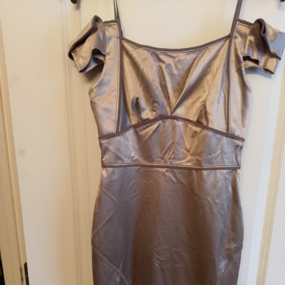 Zac Posen silver dress